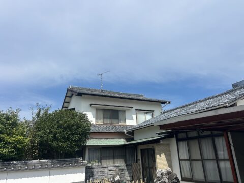 古賀市　I様邸屋根瓦葺き替え工事